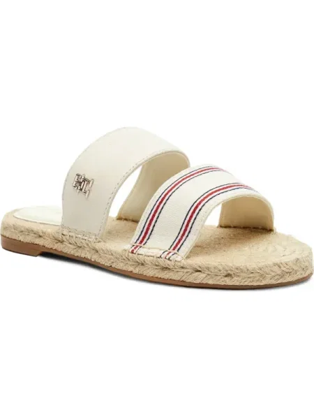 Tommy Hilfiger Șlapi cu adaos de piele bej