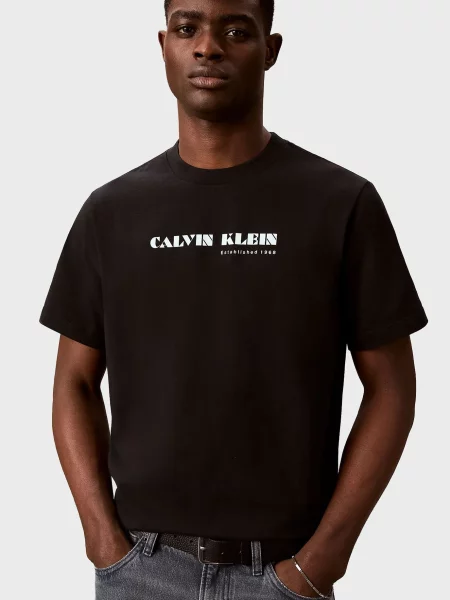 Футболка Calvin Klein Jeans чорна