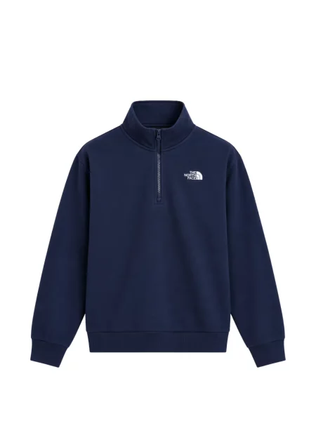 Hanorac cu fermoar The North Face albastru