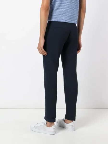 Pantaloni Briglia 1949 în carouri albastru