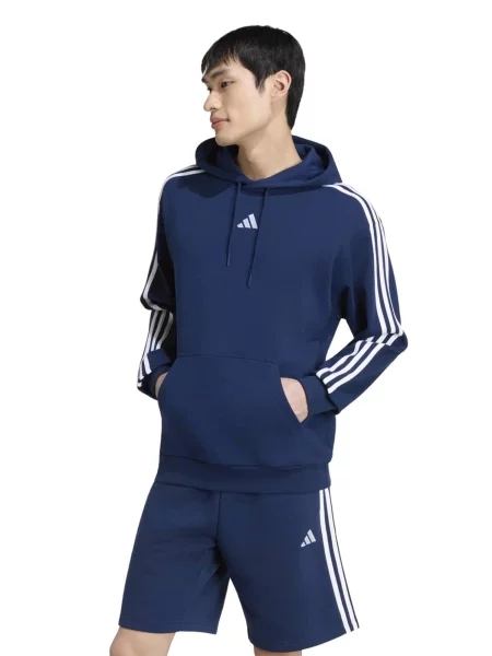 ADIDAS SPORTSWEAR Športová mikina námornícka modrá biela