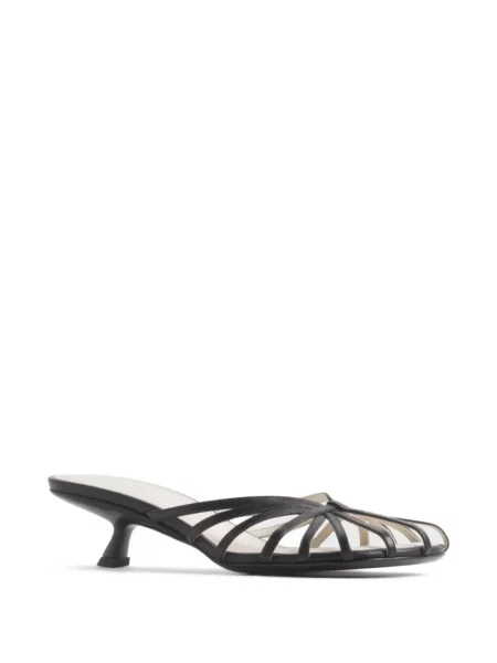 Papuci tip mules Mugler negru