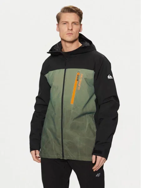 Quiksilver Smučarska jakna Morton Modern Fit zelena