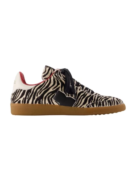 Sneakersy Isabel Marant skórzane czarne