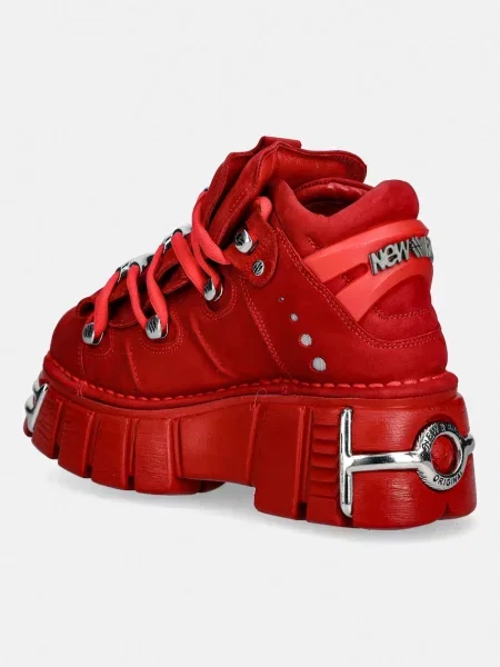 Semišové tenisky New Rock NOBUCK ROJO TOWER ROJO PALADIO červené