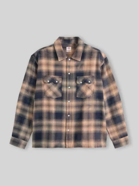 Levi's koszula LS BOXY WESTERN czarna