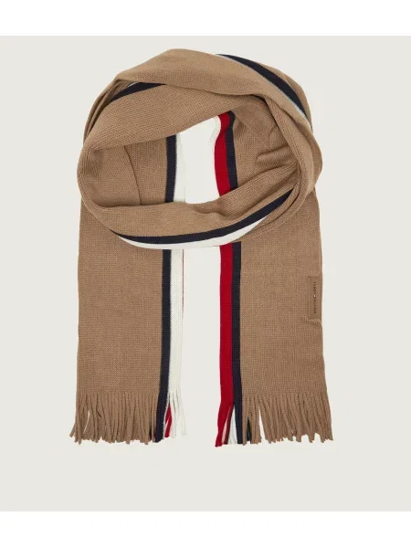 Tommy Hilfiger Șal Rashelle cu adaos de lână bej
