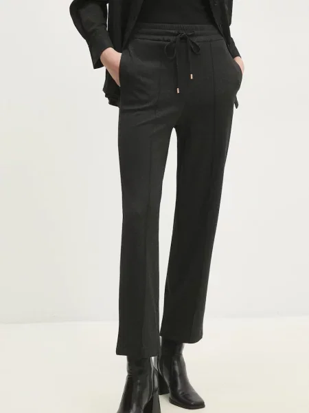 Однотонные спортивные штаны Answear.lab серые