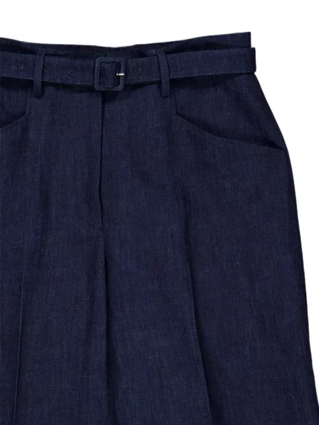 Cu centură pantaloni Gabriela Hearst albastru
