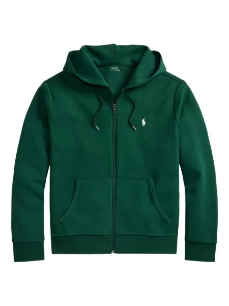 Ριγέ polo Polo Ralph Lauren με κουκούλα με αυτόγραφο λευκό