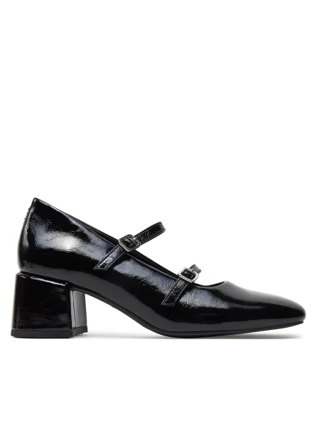 Кожени обувки с дебел Vagabond Shoemakers ADISON с дебел черно