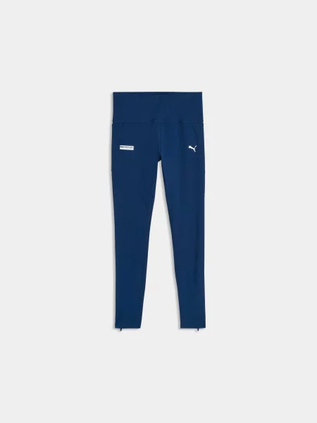 Спортивні леггінси PUMA W Brghtstrde Warm Fl Tight комбінований верх синій