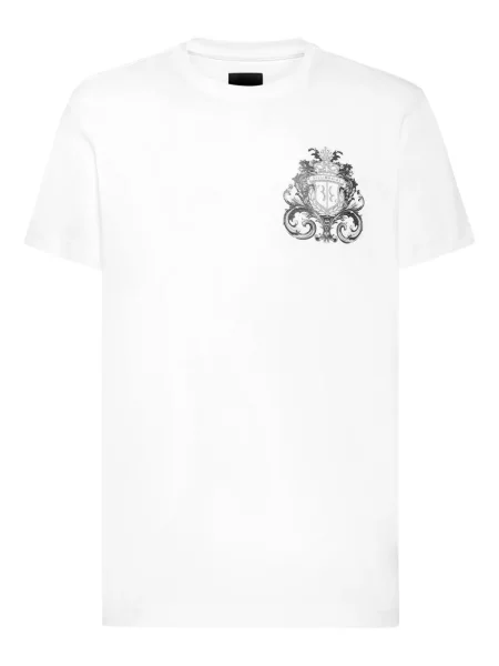 Tricou Billionaire cu imagine alb