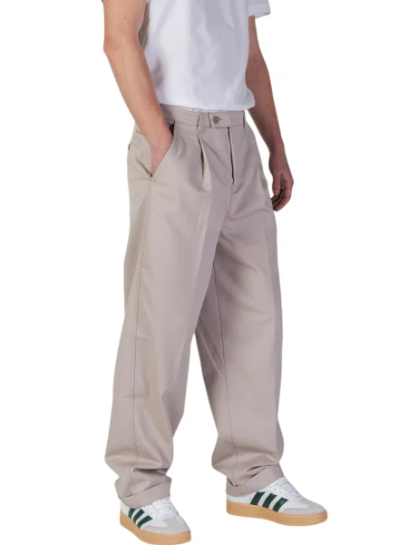 Hlače Calvin Klein bela