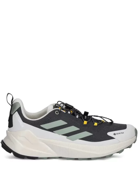 Běžecká tepláková souprava Adidas s výšivkou s tropickým vzorem šedá