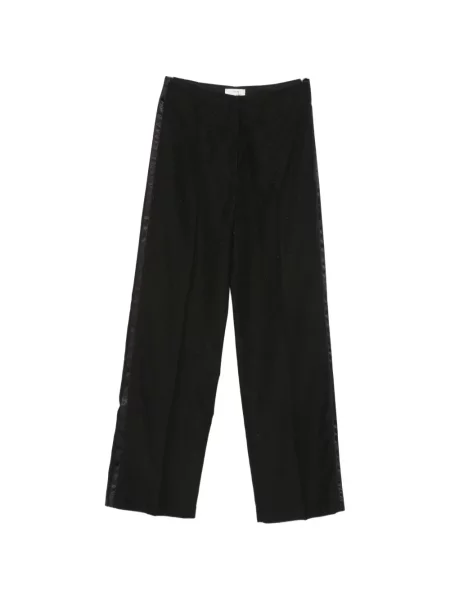 Pantaloni Forte_forte din satin negru