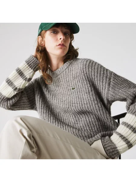 Свитер Lacoste.com с круглым вырезом