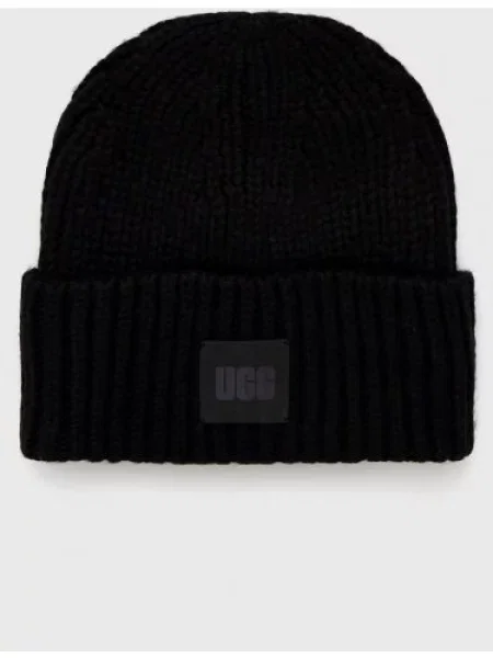 Kapa s dodatkom vune UGG crna