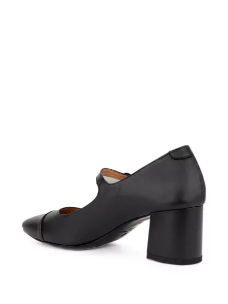 Pantofi cu toc Sergio Moretti Firenze cu cataramă negru