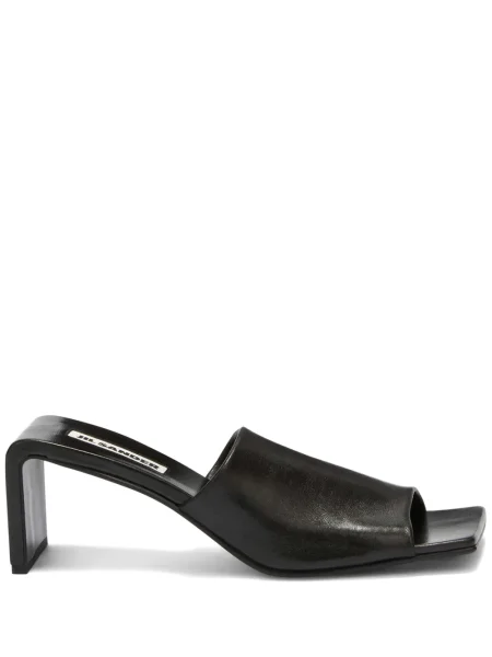 Sandale Jil Sander din piele negru