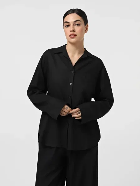 Рубашка Emporio Armani черная