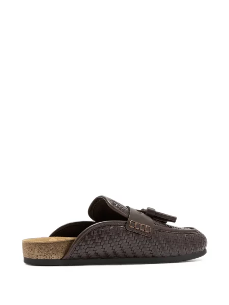 Papuci tip mules Sam Edelman fără toc maro