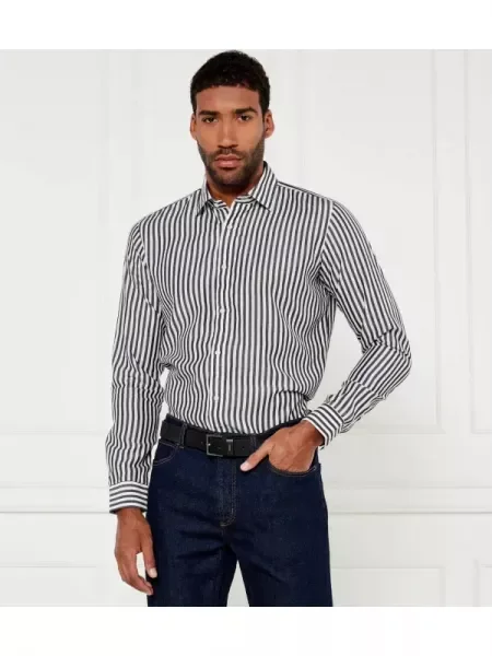 HUGO Cămașă Valerio | Modern fit negru