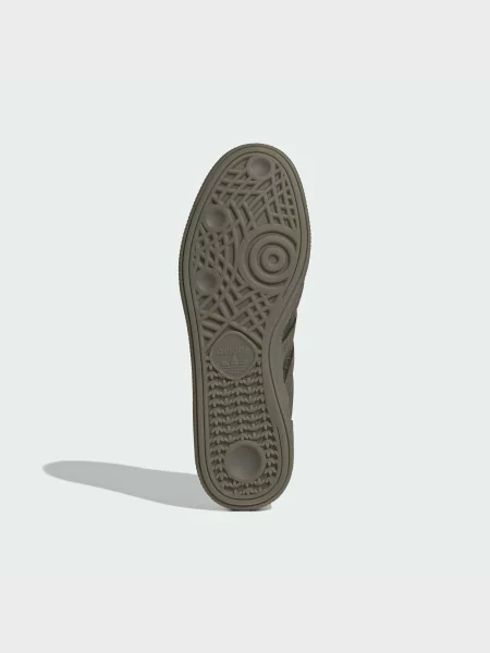 Кожаные кеды Adidas зеленые
