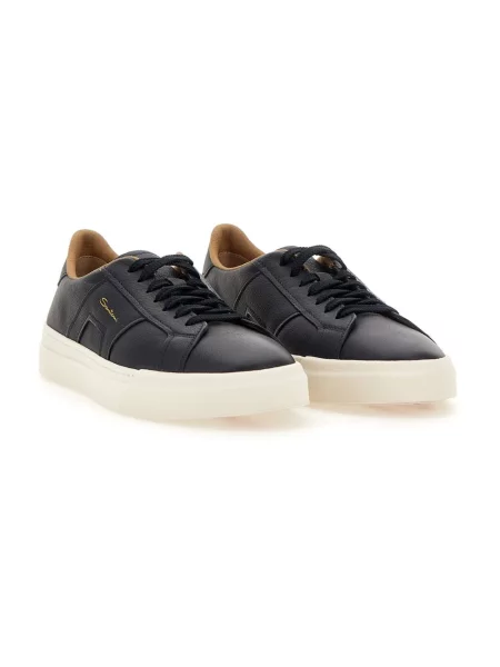 Sneakersy Santoni niebieskie