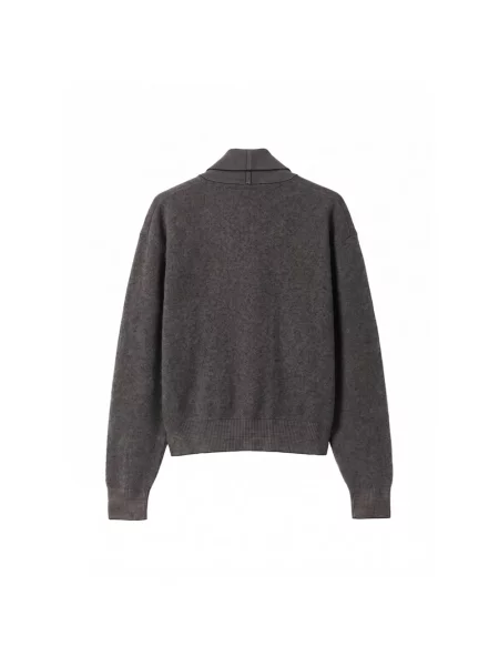 Kardigan Jacquemus wełniany szary