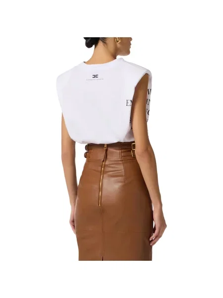 Top Elisabetta Franchi alb