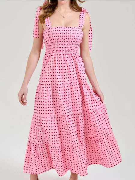 Платье миди Sinsay ретро