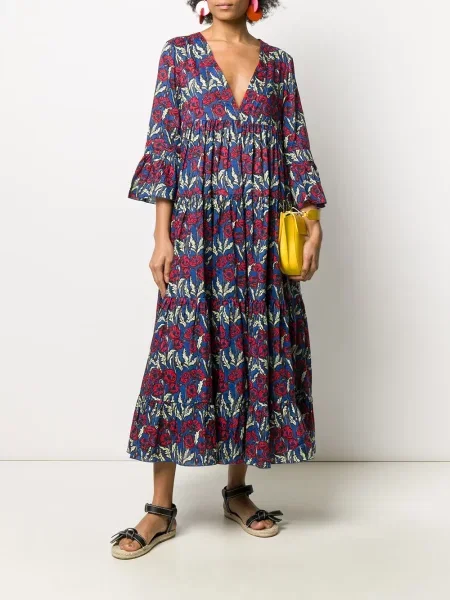 Lung rochie La Doublej albastru