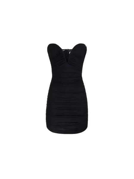 Sukienka mini Elisabetta Franchi z dżerseju czarna