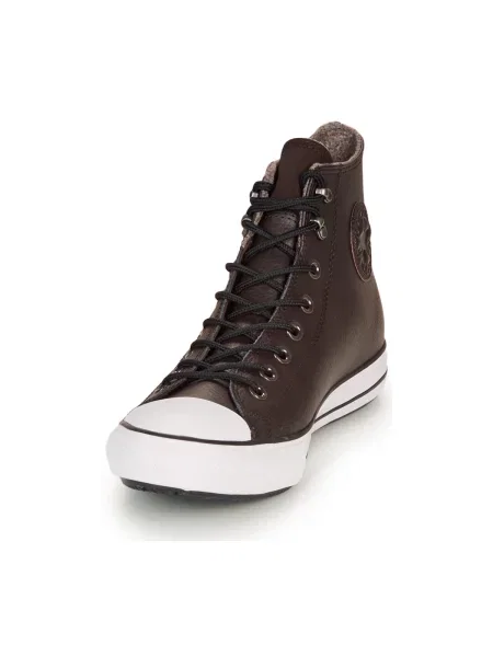 Botine Converse din piele maro