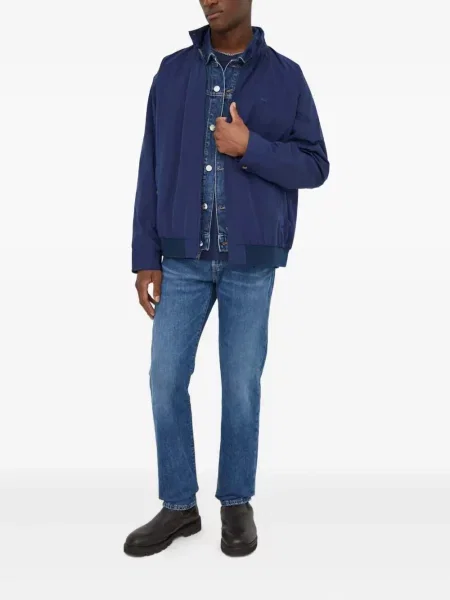 Ретро слаб дънки skinny fit Levi's® с разкъсвания синьо