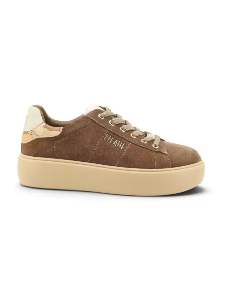 Sneakersy Alviero Martini 1a Classe skórzane brązowe