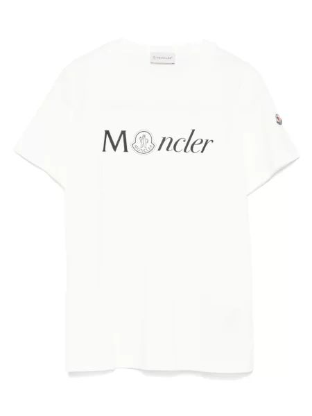 Koszulka dziecięca Moncler Enfant biała