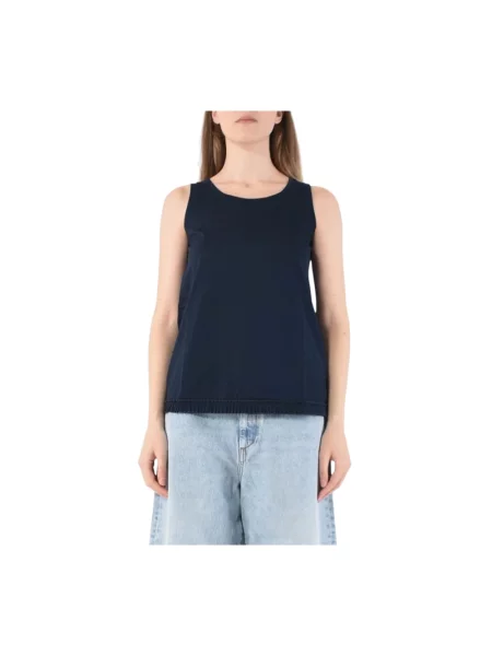 Top Max Mara Studio niebieski