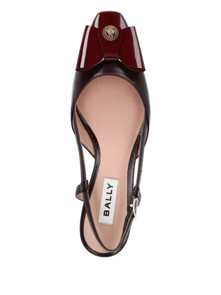 Pantofi cu toc Bally slingback maro