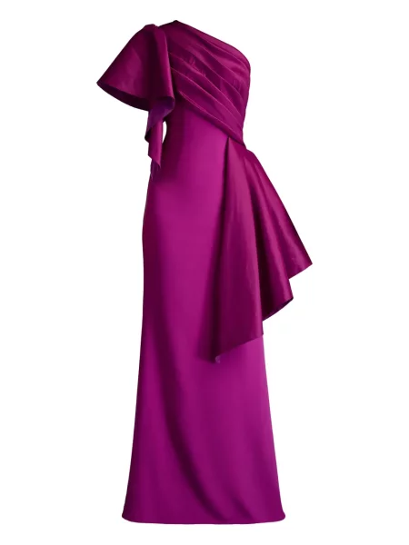 Sukienka Tadashi Shoji garniturowa fioletowa