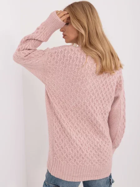 Sweter Wool Fashion Italia różowy