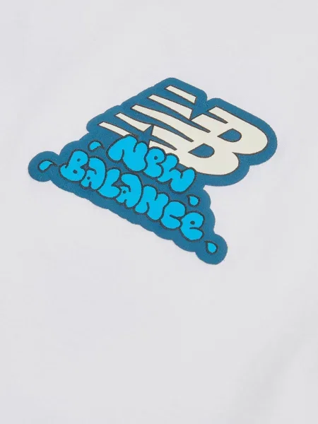 Дитяча Футболка New Balance Sticker Pack білий