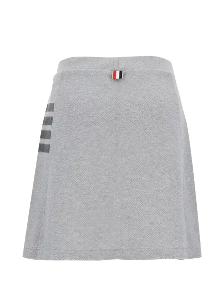 Μίνι μίνι φούστα Thom Browne με αυτόγραφο γκρι