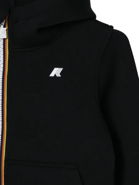 Bluza z kapturem dziecięca K-way czarna