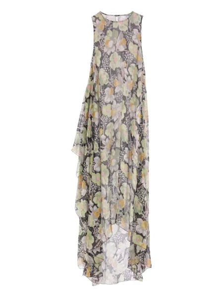 Rochie maxi Loewe cu imagine de costum negru