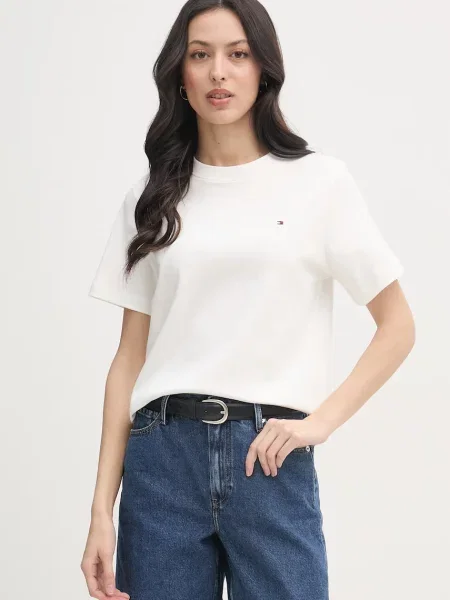 Tommy Hilfiger tricou pentru femei din bej