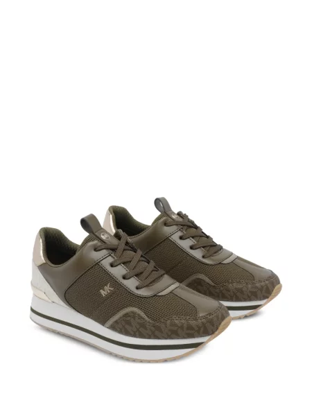 Szarvasbőr sneaker Michael Michael Kors nyomtatás zöld
