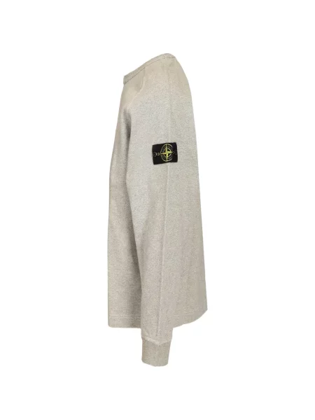 Меланжов суитчър Stone Island камъни сиво