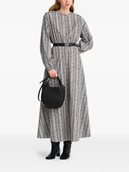 Geanta de piele Longchamp din piele negru